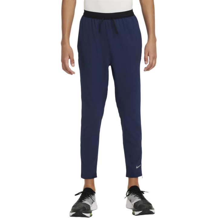 Nike Nike Knitted Sweatpants Dri Fit Multi Tech EasyOn Midnight Marine Blue Teenagers