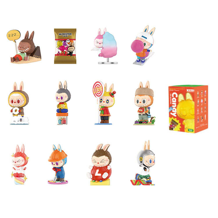 POP MART POP MART Labubu THE MONSTERS 100% Mystery Boxes Single Mystery Box/Whole Box 12 Pcs