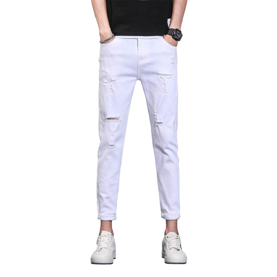 FUERZA Jeans Unisex Black White