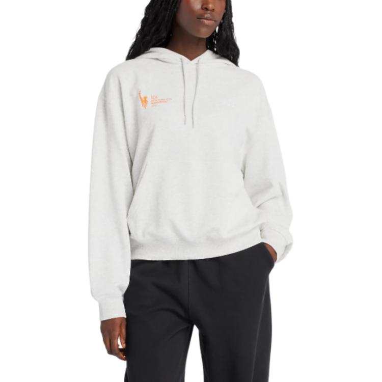 New Balance New Balance NYC MarathonFrench Terry Graphic Hoodie Sweatshirt Women's White