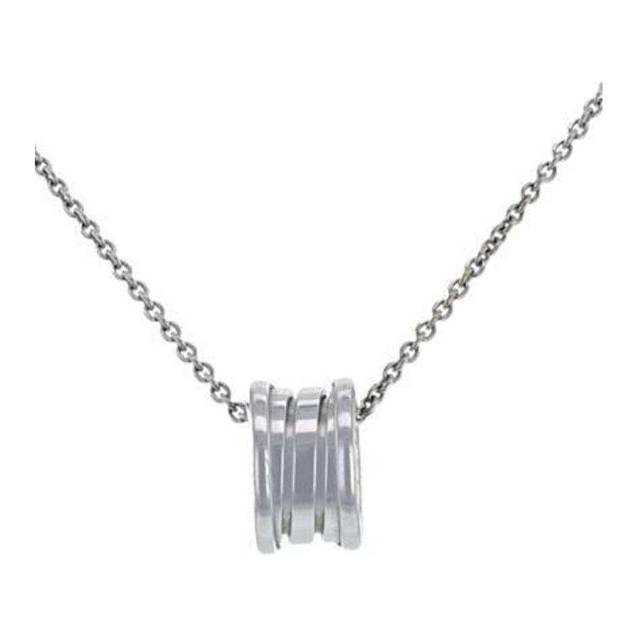 BVLGARI White Gold Necklaces Women's Silver