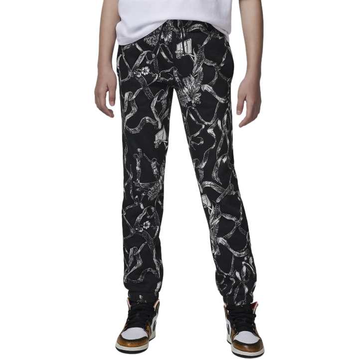 Jordan Jordan Full Length Pants Brooklyn Fleece Black Teenagers