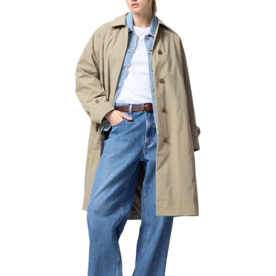 UNIQLO Coats Women's Dark Beige
