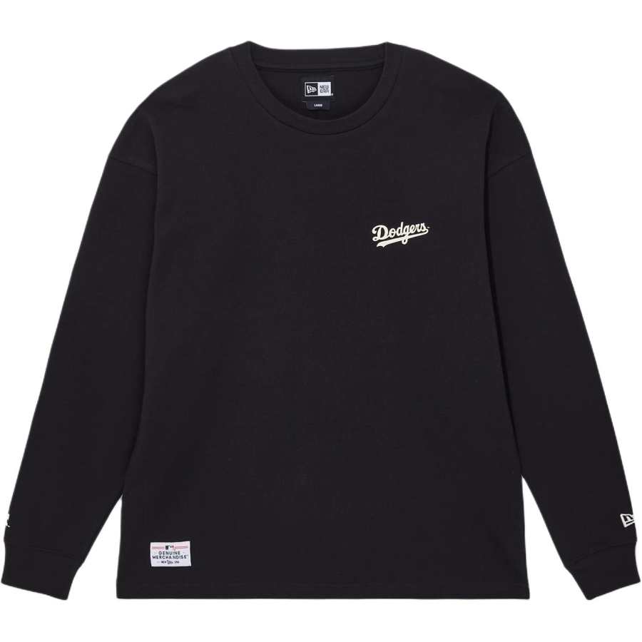 New Era X MLB T Shirts Unisex Black Crew Neck Moderate