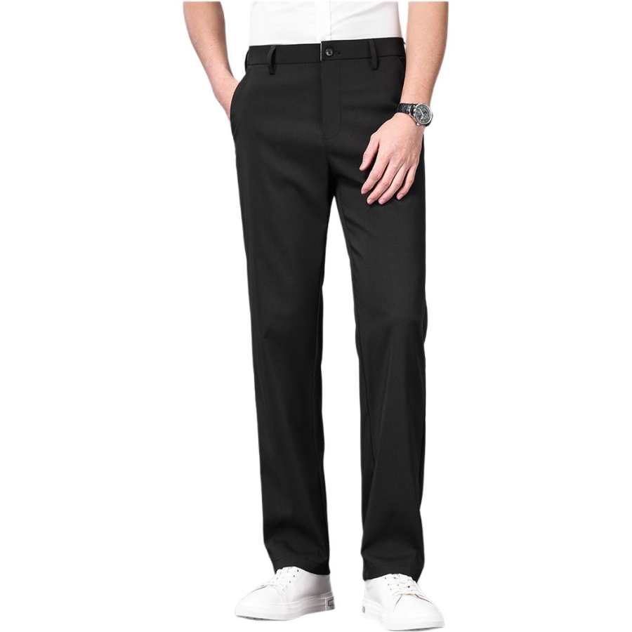 Hodo Casual Pants Men's Moderate Straight Fit Pants