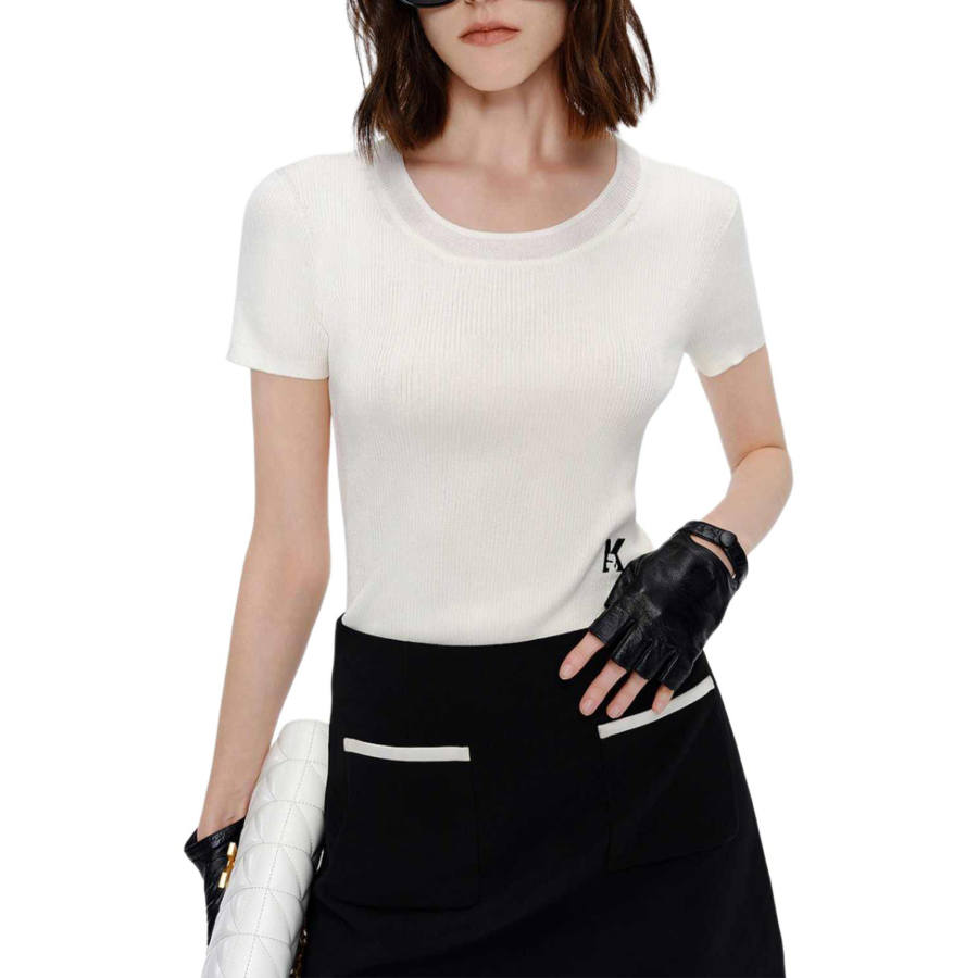 KARL LAGERFELD / Karl Lagerfeld Jeans Knitwear Women's Ecru