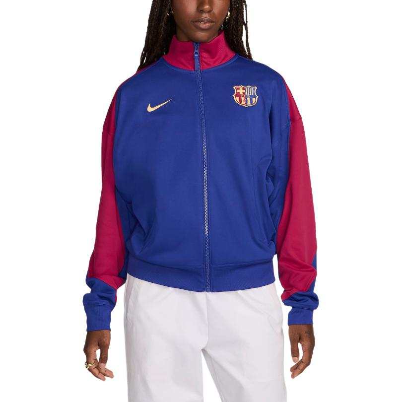 Nike Nike FCAcademy FW24 Pro Home Dri FIT Football Anthem Jackets & Coats Women's Dark Royal Blue Red