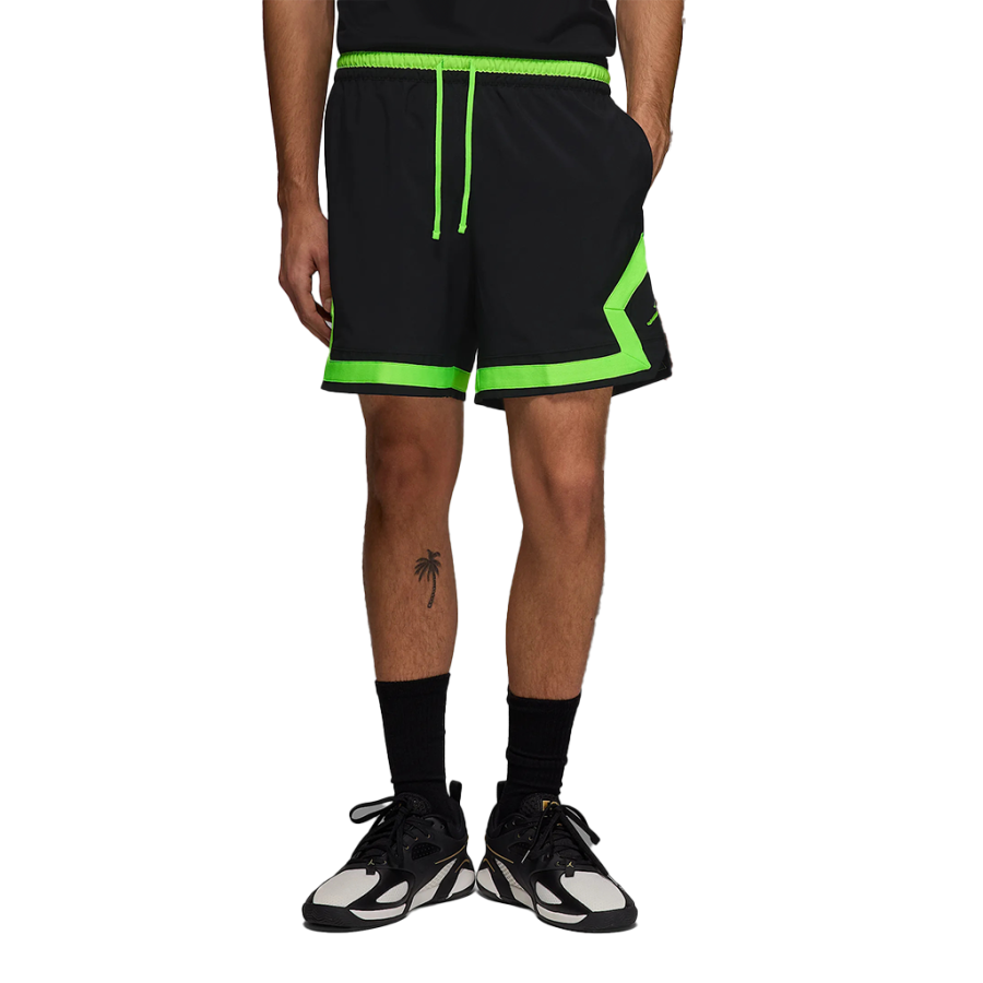 Jordan Jordan SportDri FIT Diamond Sports Shorts Men's Black/Electric Green