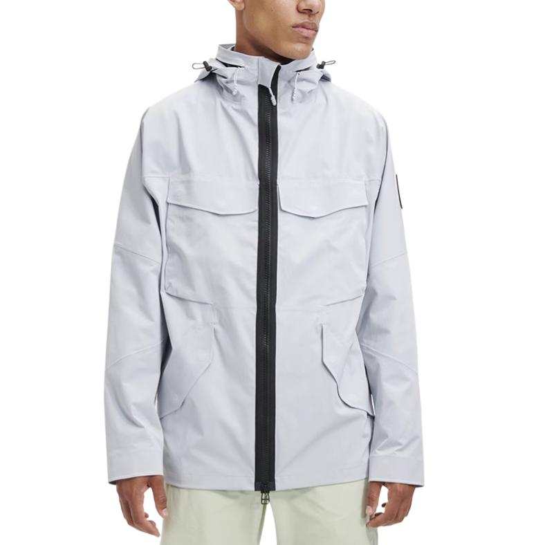 On On Explorer Jacket Jackets & Coats Men's Ice Hail White