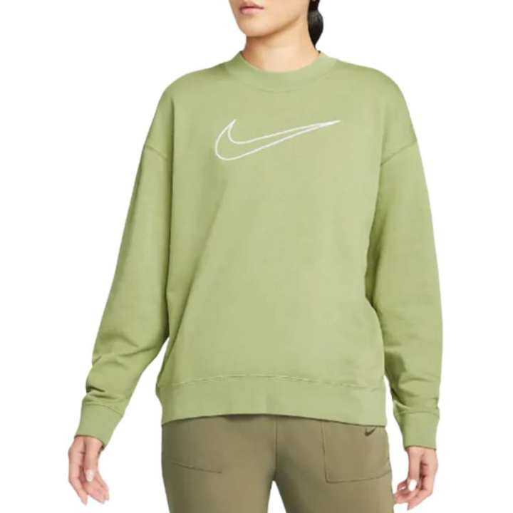 Nike Nike Sweatshirts Women's Green Crew Neck Moderate Regular