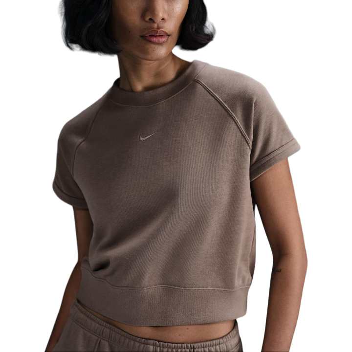Nike Nike T Shirts Women's Brown Crew Neck