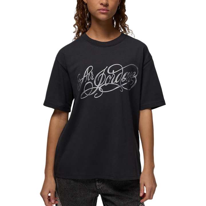 Jordan Jordan Apparel T Shirts Women's Black Crew Neck