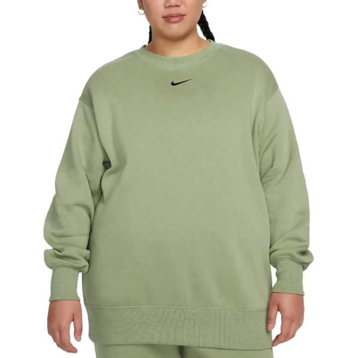 Nike Nike Sweatshirts Women's Green Crew Neck Moderate