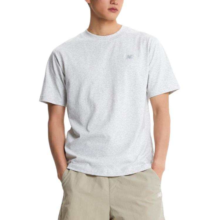 New Balance New Balance T Shirts Men's Gray Crew Neck