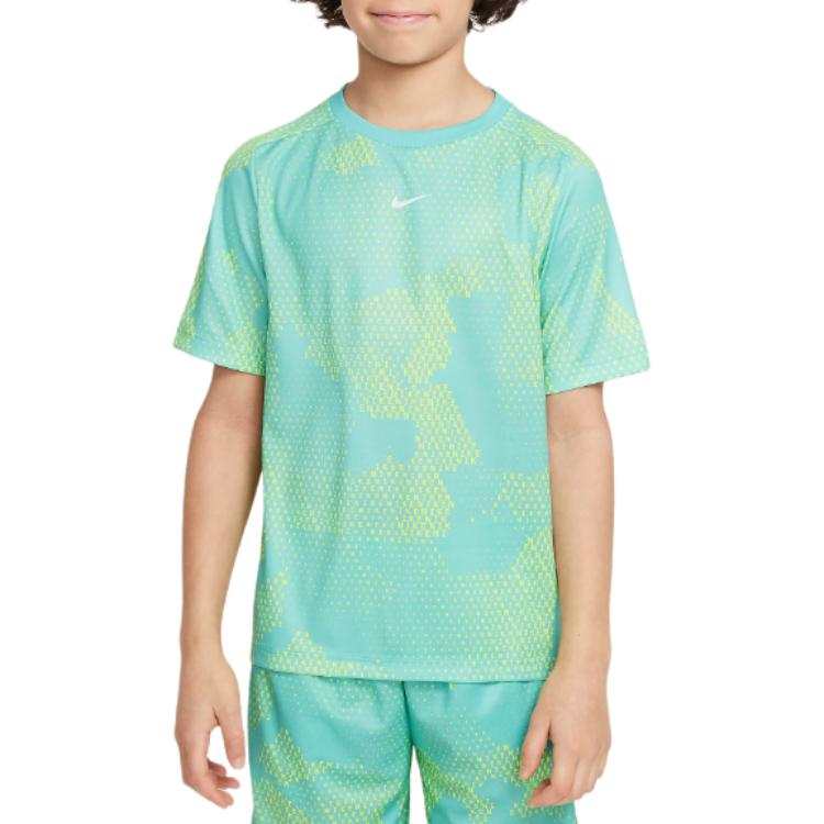 Nike Nike Dri Fit T Shirt Frost Green Children Aged 3 7 Years Old