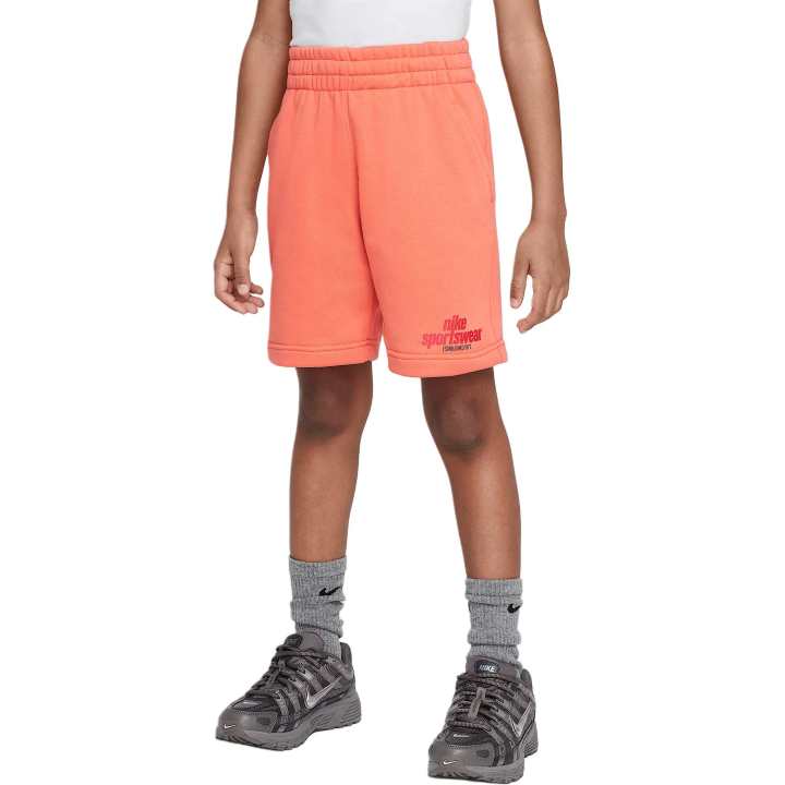 Nike Nike Sportswear Club Shorts Teenagers Magic Ember/Magic Ember/Black/University Red