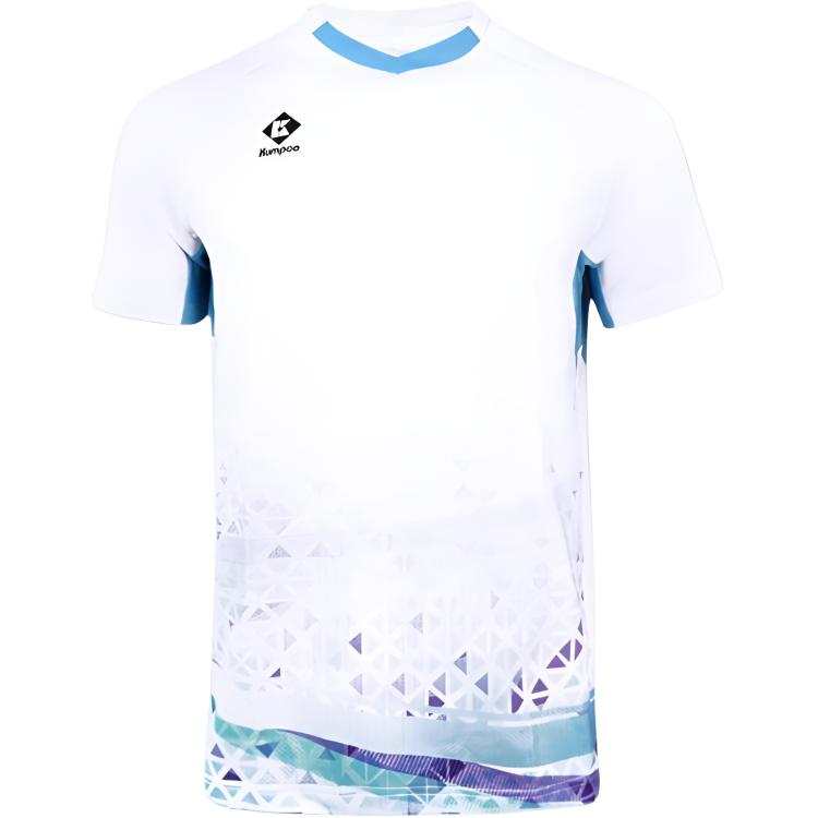 KUMPOO KUMPOO Badminton Jersey Unisex White