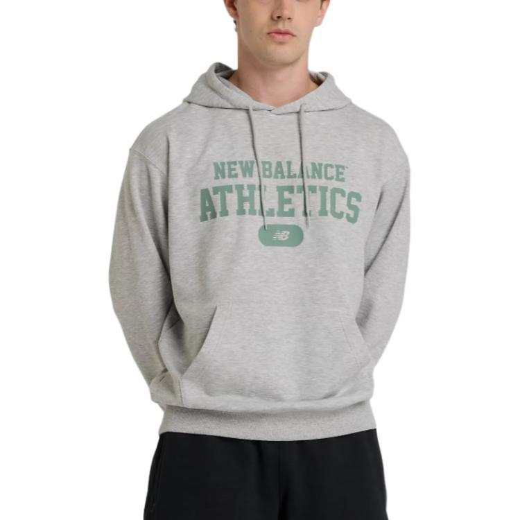 New Balance New Balance Heritage French TerryGraphic SS25 Sweatshirt Men's Sport Gray