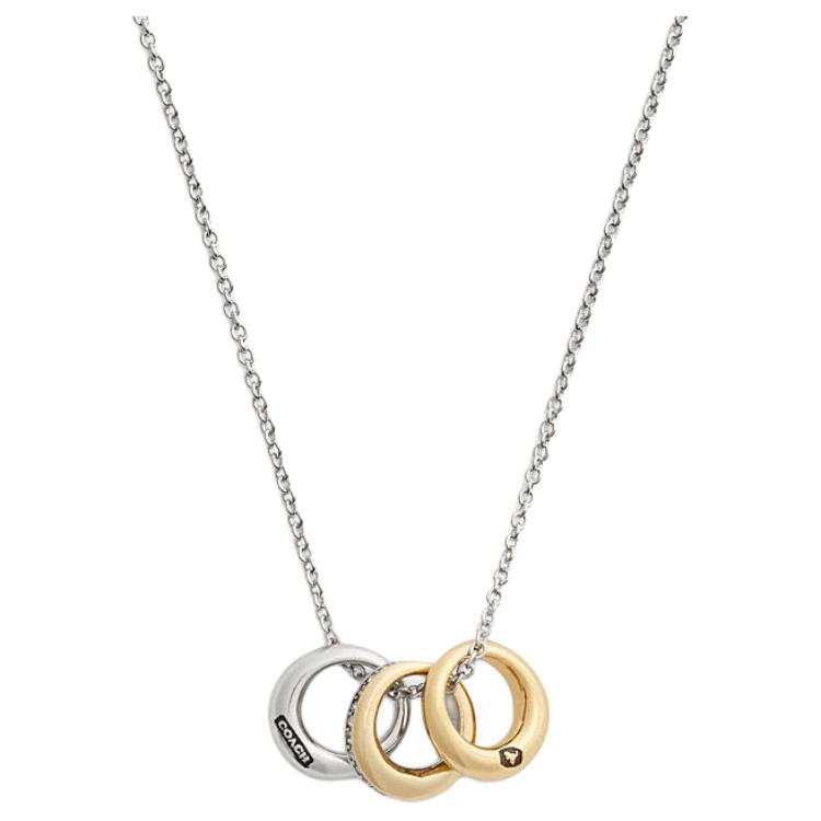 COACH COACH Metal Necklaces Unisex Gold