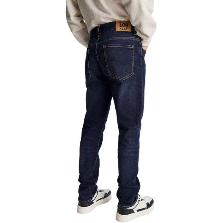 Lee Lee Jeans Men's Dark Blue Tapered Pants