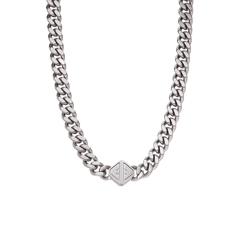EMPORIO ARMANI Stainless Steel Chain Necklace