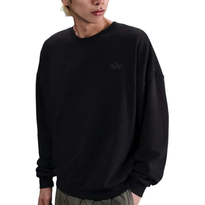 Nike Nike Sweatshirts Men's Black Crew Neck Moderate