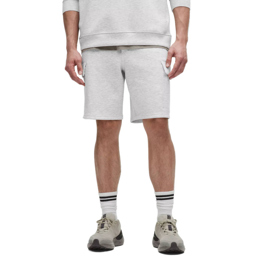 Lululemon Lululemon Smooth Spacer Cargo Shorts 9' Men's Gray Heathered Core Ultra Light Grey