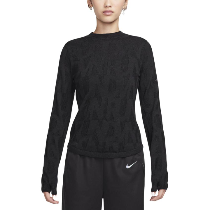 Nike Nike Sweaters Women's Black Crew Neck Moderate Other