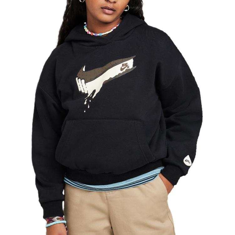 Nike Nike Sweatshirt SBEasyOn Black/Safety Orange Teenagers