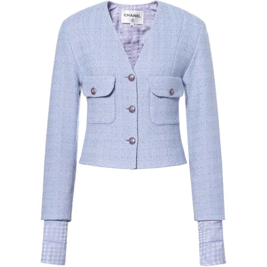 CHANEL 24 Fall Winter Jackets & Coats Women's Purple