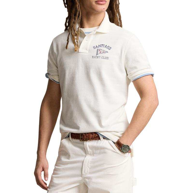 Polo Ralph Lauren SS24 Polo Shirt Men's Ecru