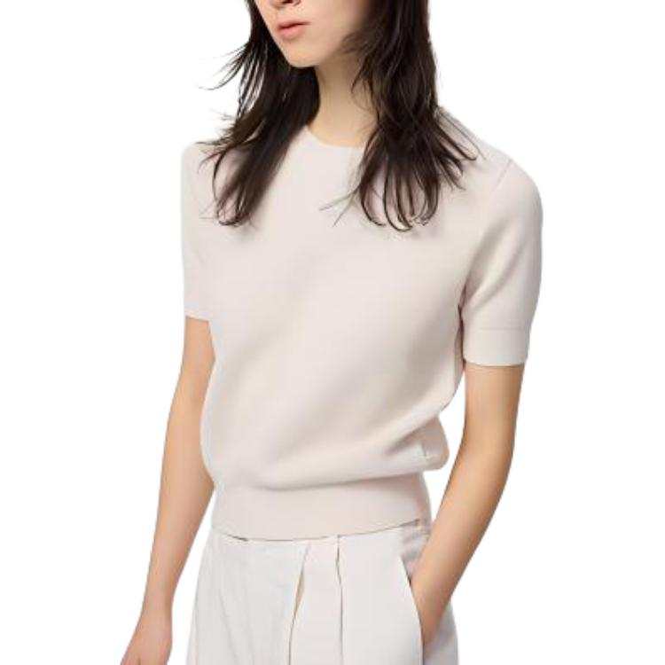 UNIQLO Comptoir Des Cotonniers T Shirt Women's Ecru