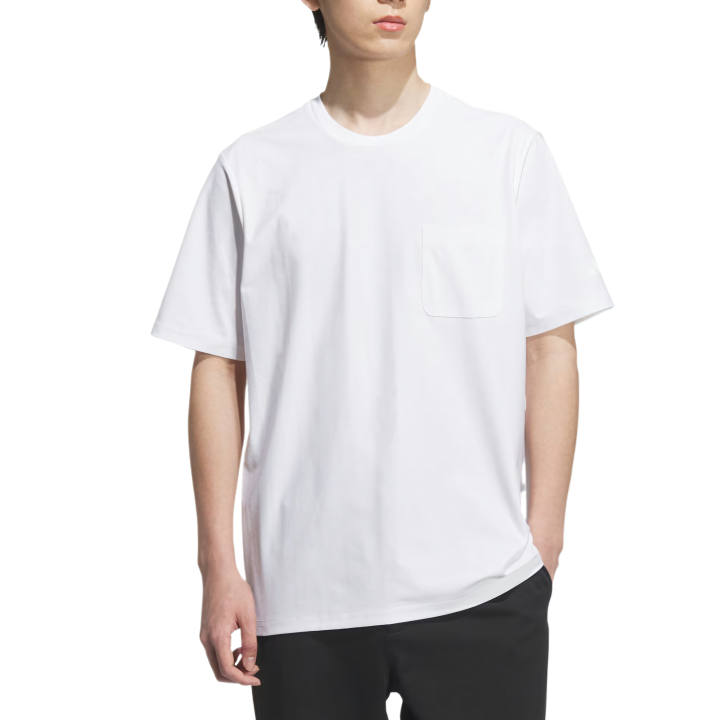 Adidas Adidas T Shirts Men's White Crew Neck Moderate