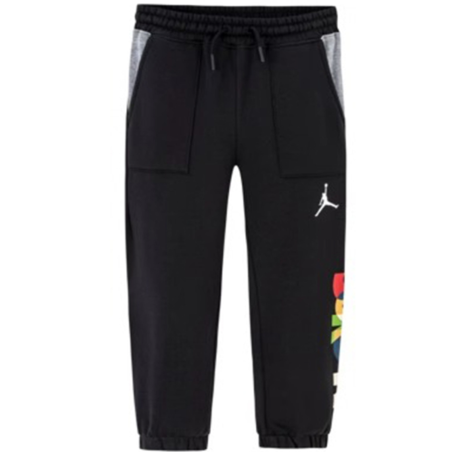 Jordan Jordan Knitted Sweatpants Brand Logo Letter Casual Fleece Lined Children Aged 3 7 Years Old