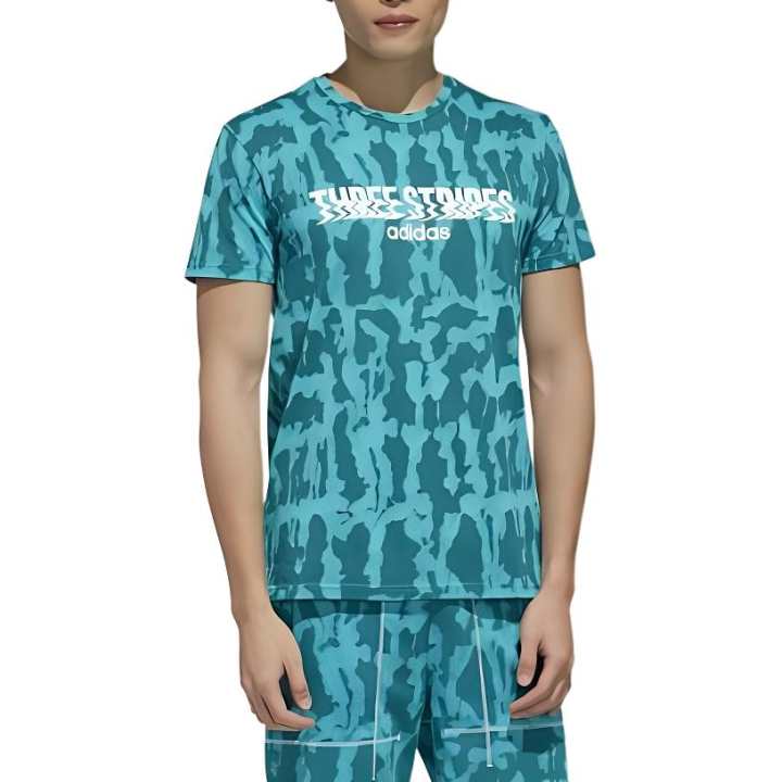 Adidas Adidas FAV TD TEE T Shirt Men's Blue