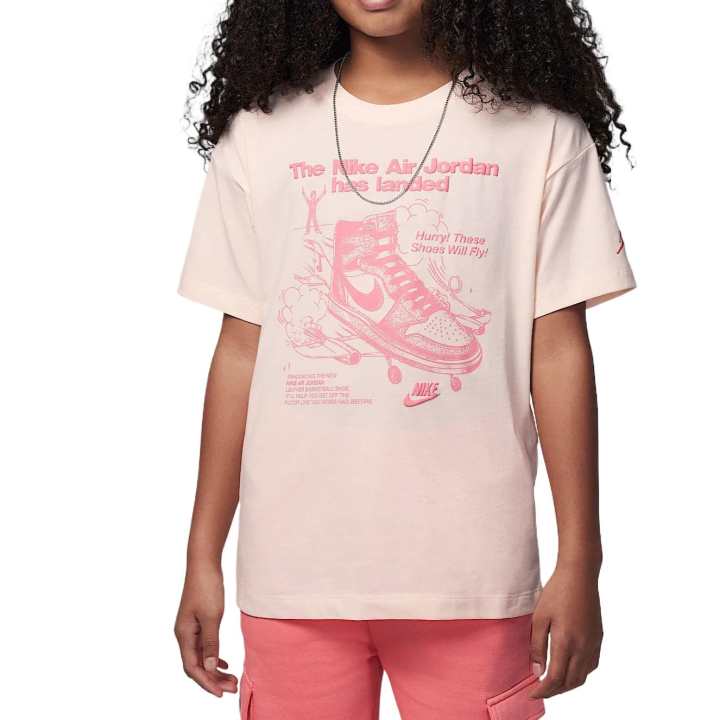 Jordan Jordan Grade School T Shirts Crew Neck Moderate