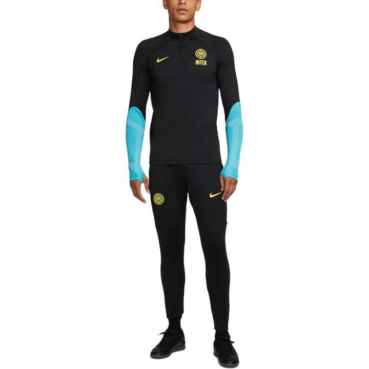 Nike Nike International Beige Blue Strike Drill Top Soccer Jersey Men's Black/Yellow