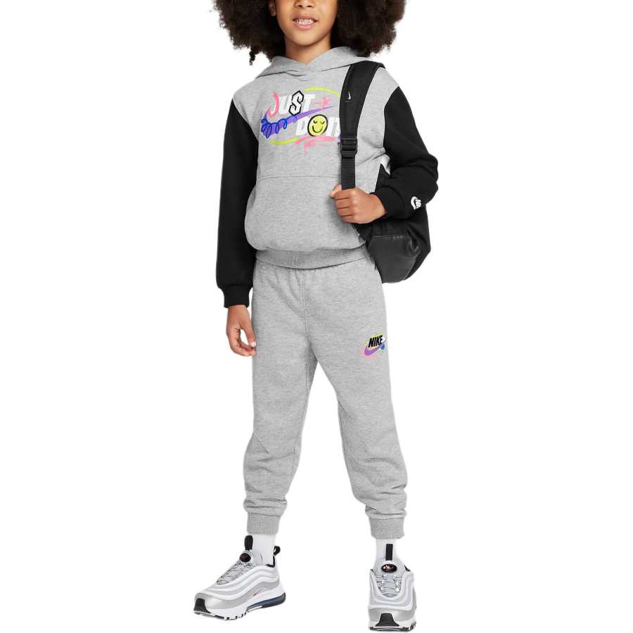 Nike Nike Sportswear Casual Sportswear Dark Gray Mixed Color Children Aged 3 7 Years Old