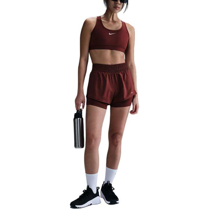 Nike Nike One Women's Dri FIT High Waisted 3' 2 in 1 Shorts