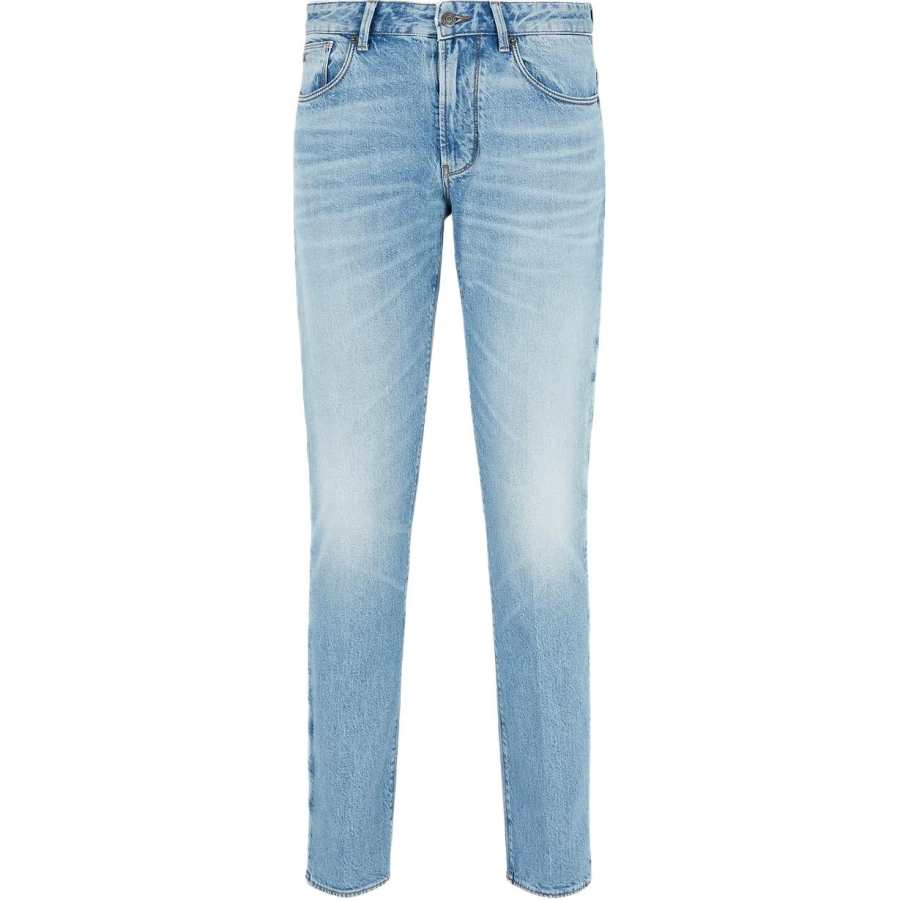 EMPORIO ARMANI SS24 Jeans Men's Light Blue