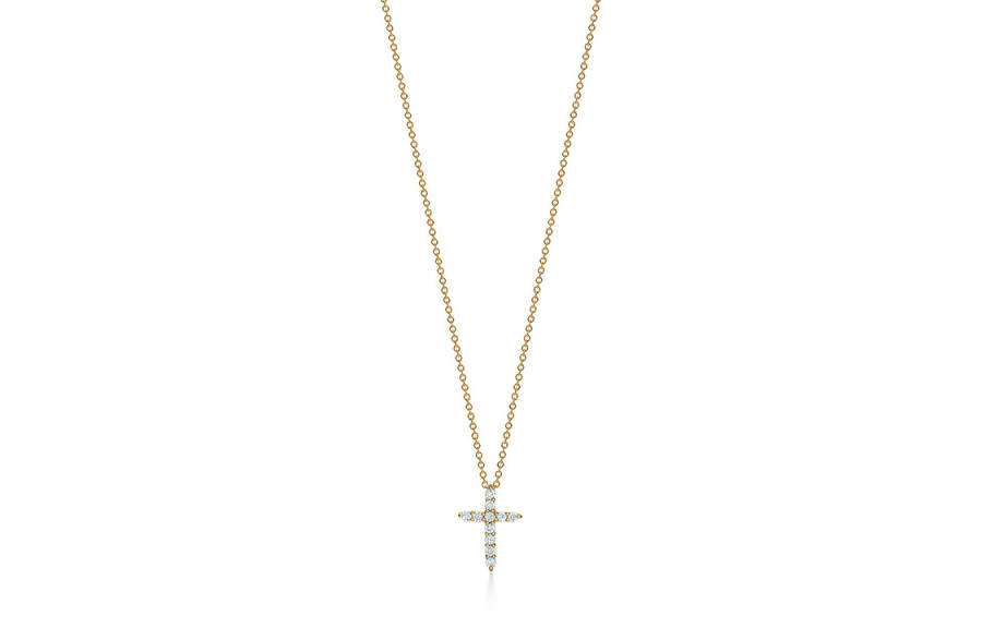 TIFFANY & CO. 18K Gold, Diamond Necklaces Women's Gold
