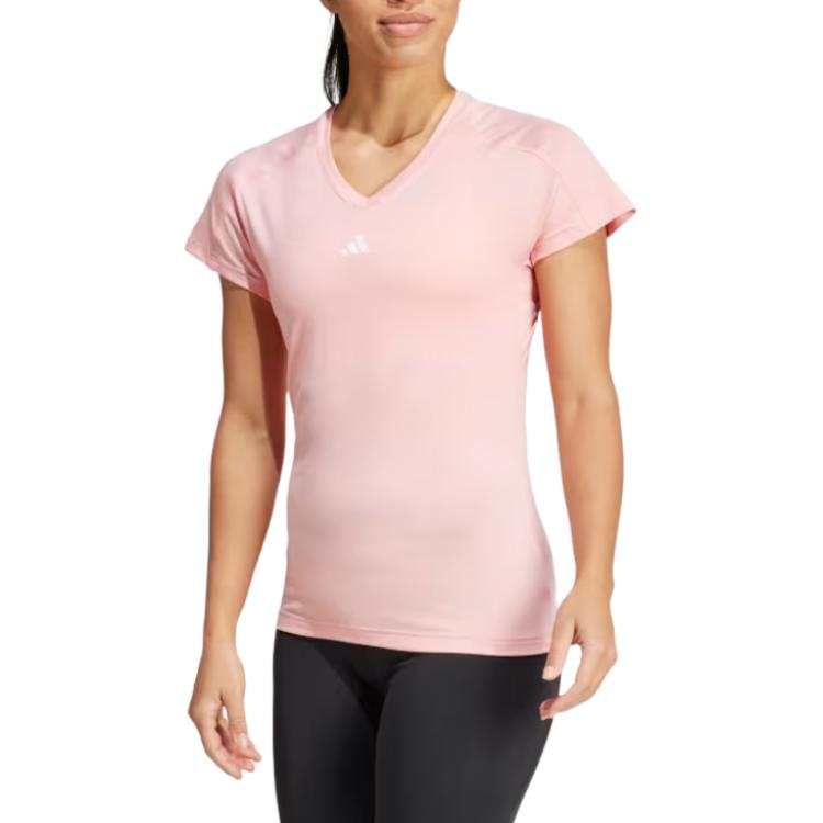 Adidas Adidas AEROREADYEssential T Shirt Women's Semi Pink Spark