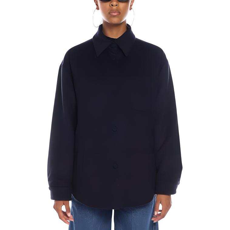 MIU MIU MIU MIU Long-Sleeved Button-Up Jacket