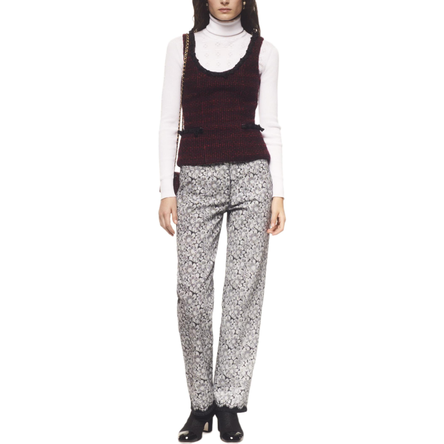 CHANEL Jeans Women's Black Gray