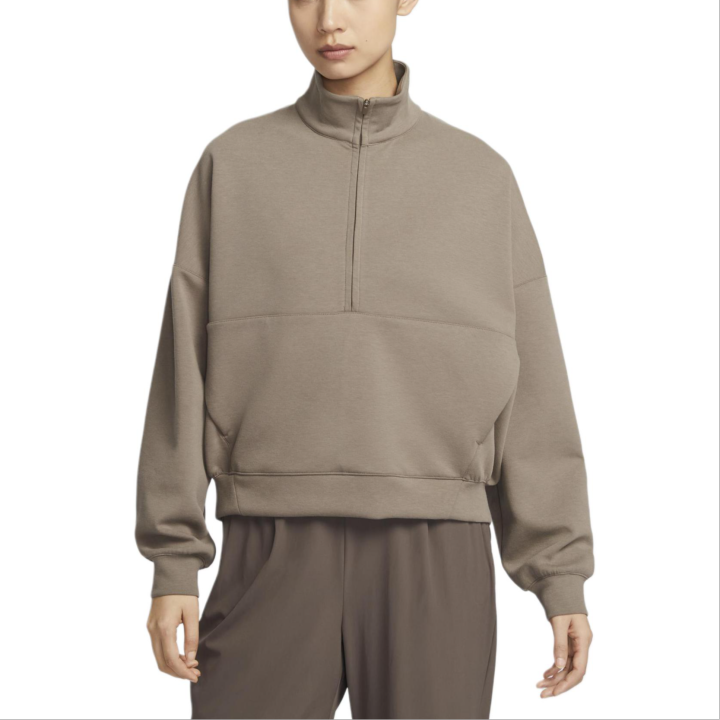 Nike Nike Dri Fit IMPOSSIBLYSOFT Sweatshirt Women's Marten Brown/Ore Gray