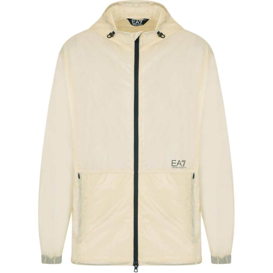 EMPORIO ARMANI EA7 SS25 Jackets & Coats Men's Almond Milk White