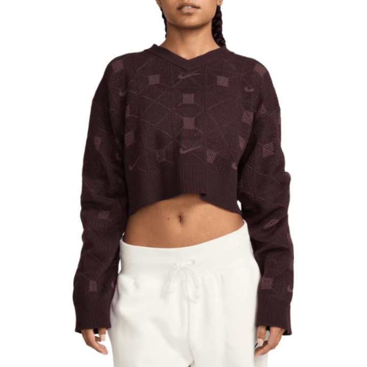 Nike Nike Sweaters Women's Brown V Neck Moderate Other