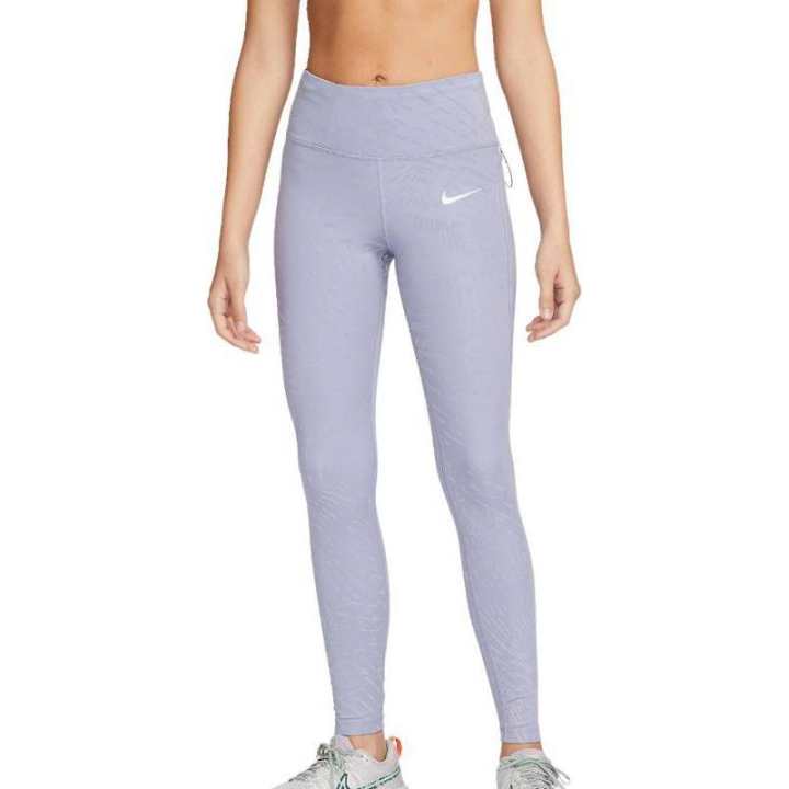 Nike Nike reflective-print "Indigo Haze/Cave Purple" running leggings