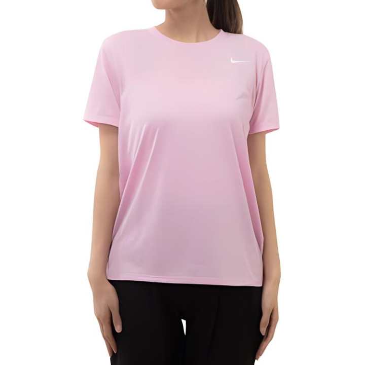 Nike Nike T Shirts Women's Pink Crew Neck Moderate