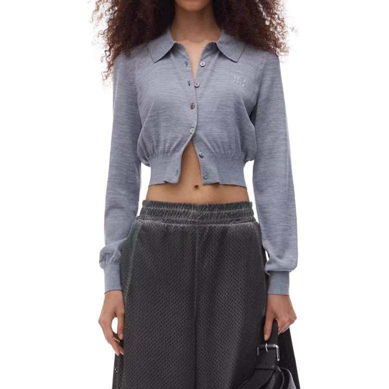 Alexander Wang FW24 Knitwear Women's Heather Gray
